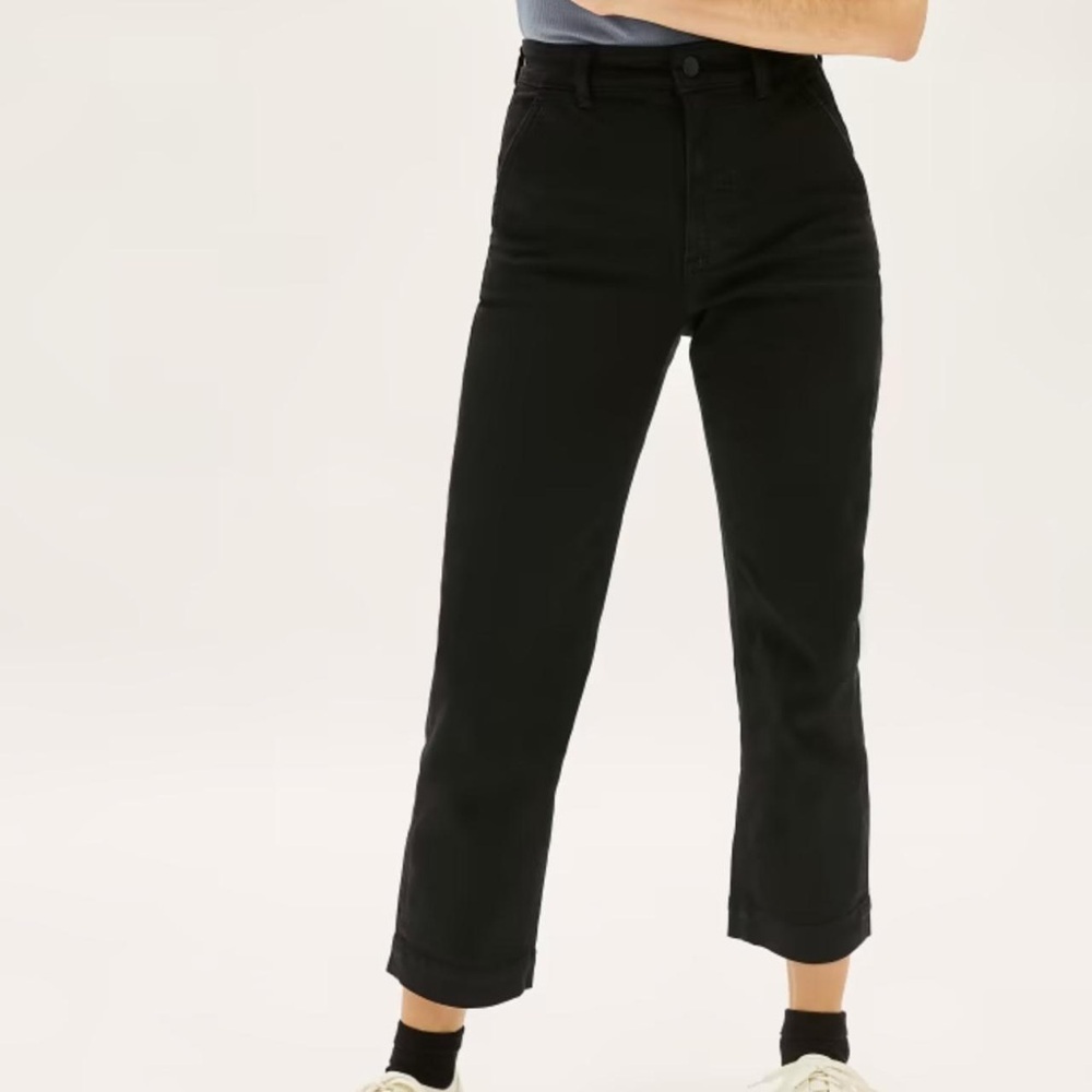 Everlane Straight Leg Cropped Jeans